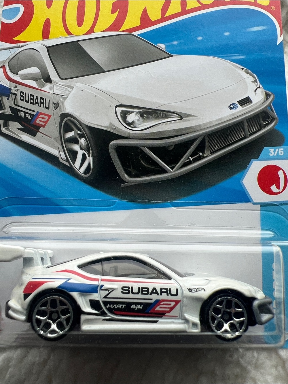 Subaru BRZ Race Car -  Hot Wheels